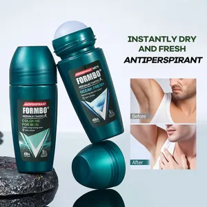 FORMBO Men's Antiperspirant Deodorant Roll-on with 48H freshness and Ocean Fresh scent