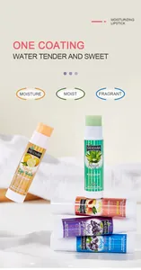 Detalle del set de bálsamo labial hidratante de frutas MEIDIAN con miel y vitamina E