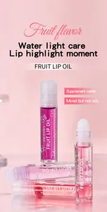 Gedetailleerd overzicht van MEIDIAN fruit-lipoliën met een hydraterend roll-on applicator ontwerp