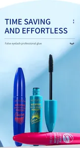 Professionelle wasserfeste MEIDIAN-Mascara mit intensiv voluminöser Bürste für Schwung