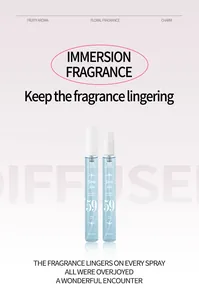 Dettaglio del flacone spray Tao Beauty n. 59 con note di profumo floreale fresco e delicato.