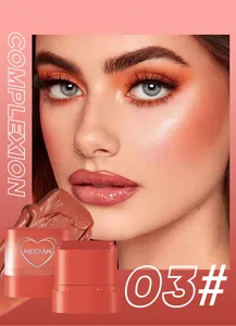 Detailansicht von MEIDIAN Multi-Use Make-up-Stick in Farbton 03 mit Cremetextur