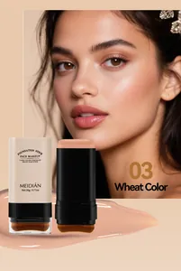 Détail du bâton de fond de teint double embout MEIDIAN, teinte 03 Wheat Color