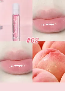 Meidian #02 perzik fruit lipolie hydraterend effect met een glanzende finish