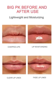 Comparación detallada del efecto del bálsamo labial hidratante en labios secos y agrietados