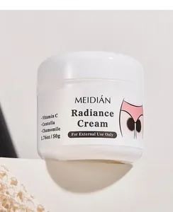 Close-up of Meidian Radiance Cream jar for body dark spot removal and brightening.