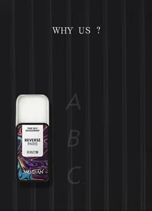 Professional view of a sleek metal tin containing long-lasting solid perfume balm for men