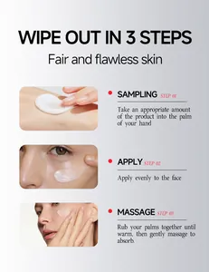 Guía de aplicación de crema facial en tres pasos para una piel clara y sin imperfecciones
