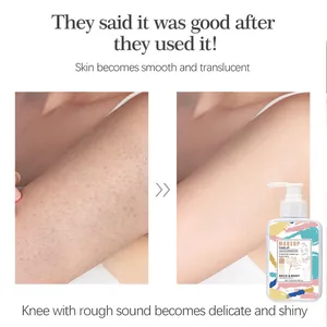 Detail view of tone-up cream showing before and after skin brightening effect.