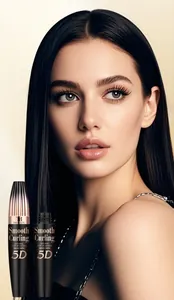 Stunning volume and curling lashes effect with Tao Beauty black waterproof mascara