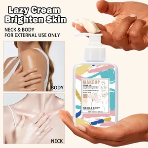 Hydrating tone up body cream for neck and body with instant skin brightening effect