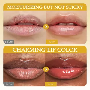 Comparación del tratamiento de labios con resultados antes y después en diferentes tonos de piel
