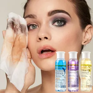 Set de aceite limpiador DKDE con escualano y lavanda para desmaquillado suave
