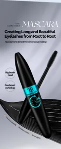 Detailed view of TAO BEAUTY waterproof mascara featuring large brush and tube