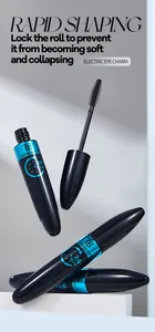 Professionelle TAO BEAUTY Mascara mit Präzisions-Faserbürste für 24 Stunden langen Halt