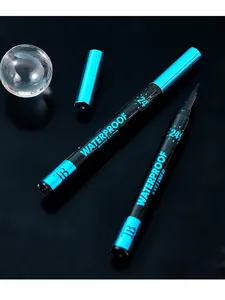Macro detail of Tao Beauty waterproof black eyeliner pens with 24-hour long-lasting effect