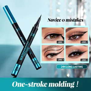 Tao Beauty waterproof black liquid eyeliner pen for 24H long lasting smudge-proof makeup