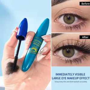MEIDIAN wasserfeste Volumenvimperntusche für professionelle geschwungene und wischfeste Wimpern