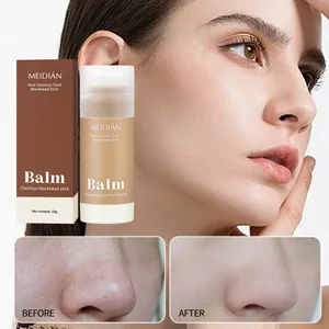 Professionele kastanjeschil mee-eter reinigingsstick balm met zichtbaar voor en na resultaat