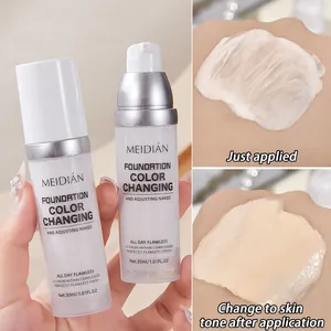 MEIDIAN color changing foundation liquid for natural flawless skin finish 30ml