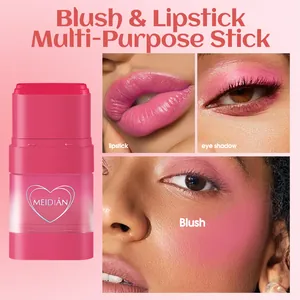 MEIDIAN pinker Multi-Makeup-Stick für Wangen, Lippen und Lidschatten