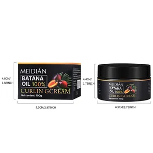 MEIDIAN crème pour boucles à l'huile de Batana 100g avec des dimensions précises