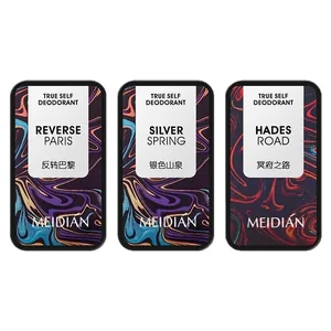 Portable men's solid perfume balm set with three assorted fragrances for travel.