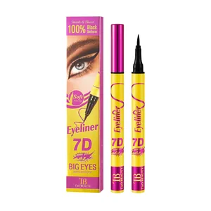 Eyeliner Tao Beauty 7D impermeabile e resistente alle sbavature, design viola e giallo
