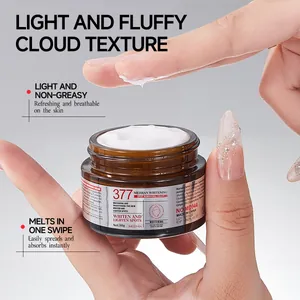 Crema facial blanqueadora Meidian 377 para iluminar la piel y eliminar manchas