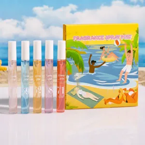 Set di Profumo Spray Floreale a Lunga Durata Donna Rinfrescante Orchidea Fresia Profumo Digitale Confezione Regalo Flacone in Vetro