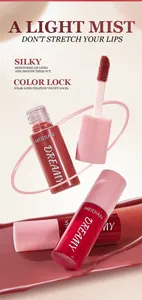 MEIDIAN velvet matte lip glaze with silky smooth texture and long-wear color lock detail.