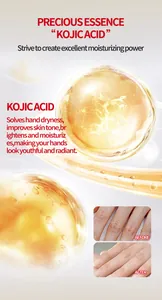 Détail crème mains BOSUYA à l'essence d'acide kojique pour hydrater et éclaircir la peau