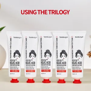 Cinq tubes de crème pour les mains Bosuya Kojic Acid pour hydrater et éclaircir