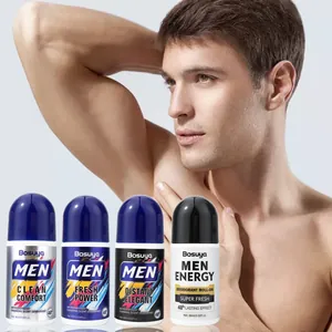Bosuya Men Roll-on Antiperspirant Deodorant 48h Long Lasting Body Spray Fresh Deodorant For Daily Underarm Odor Control