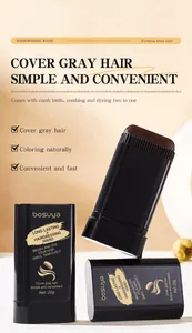 Close-up detail of Bosuya hairdressing wand for covering gray hair naturally and fast