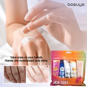 Coffret de crèmes pour les mains Bosuya hydratantes pour une peau douce et lisse