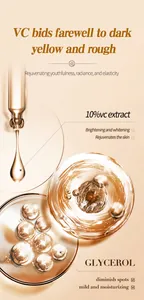 Macro-detail van BOSUYA verhelderende serumolie met 10% VC-extract en glycerine