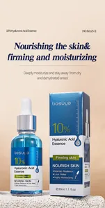Bosuya 10% Hyaluronzuur Essence voor diepe hydratatie en versteviging, 30 ml flesje