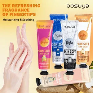 Coffret de crèmes pour les mains Bosuya hydratantes et parfumées, tubes 30g.