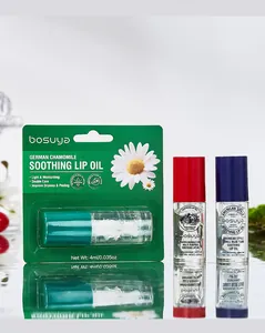 Bosuya beruhigendes Lippenöl mit Kamillen- und Papaya-Extrakten in 4-ml-Fläschchen