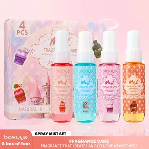 Bosuya Duftspray Set Alkoholfrei Körper Haar Parfüm Langanhaltend Süßer Fruchtduft Spray Geschenkbox Für Damen Reisen