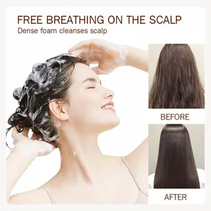 Professional amino acid shampoo set for deep scalp cleansing and smooth shiny hair results