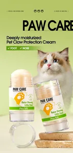 Nourishing pet paw care stick for cats and dogs, deeply moisturizing paw protection balm