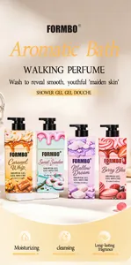 FORMBO candy-themed shower gel collection with moisturizing and long-lasting scent