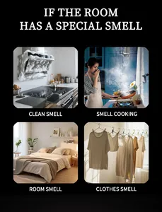 Scenari d'uso per candele profumate in cucina, camera da letto e per il bucato.