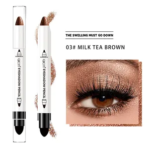 QICIY Milk Tea Brown Lidschattenstift mit Schimmereffekt auf dem Lid