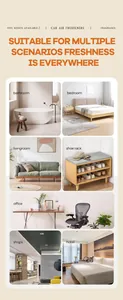 Scénarios d'utilisation polyvalents du désodorisant pour chambre et bureau calme