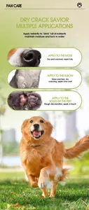 Comprehensive pet paw balm application guide for dry nose, elbow and cracked soles