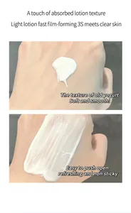 Détail macro de la texture de la lotion FORMBO montrant une consistance crémeuse