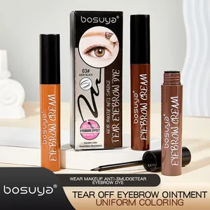 Gel Sopracciglia Peel Off Impermeabile Tinta Naturale a Lunga Durata Trucco Sopracciglia per Donna Pomata Colorante Cosmetica